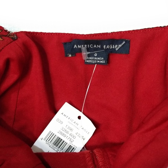 AMERICAN EAGLE Floral Wide Leg Jumpsuit Size 0 - Picture 8 of 8